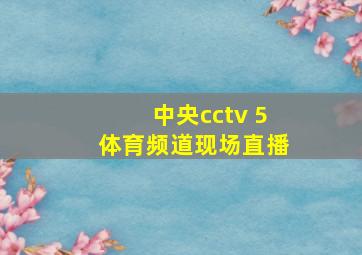 中央cctv 5体育频道现场直播